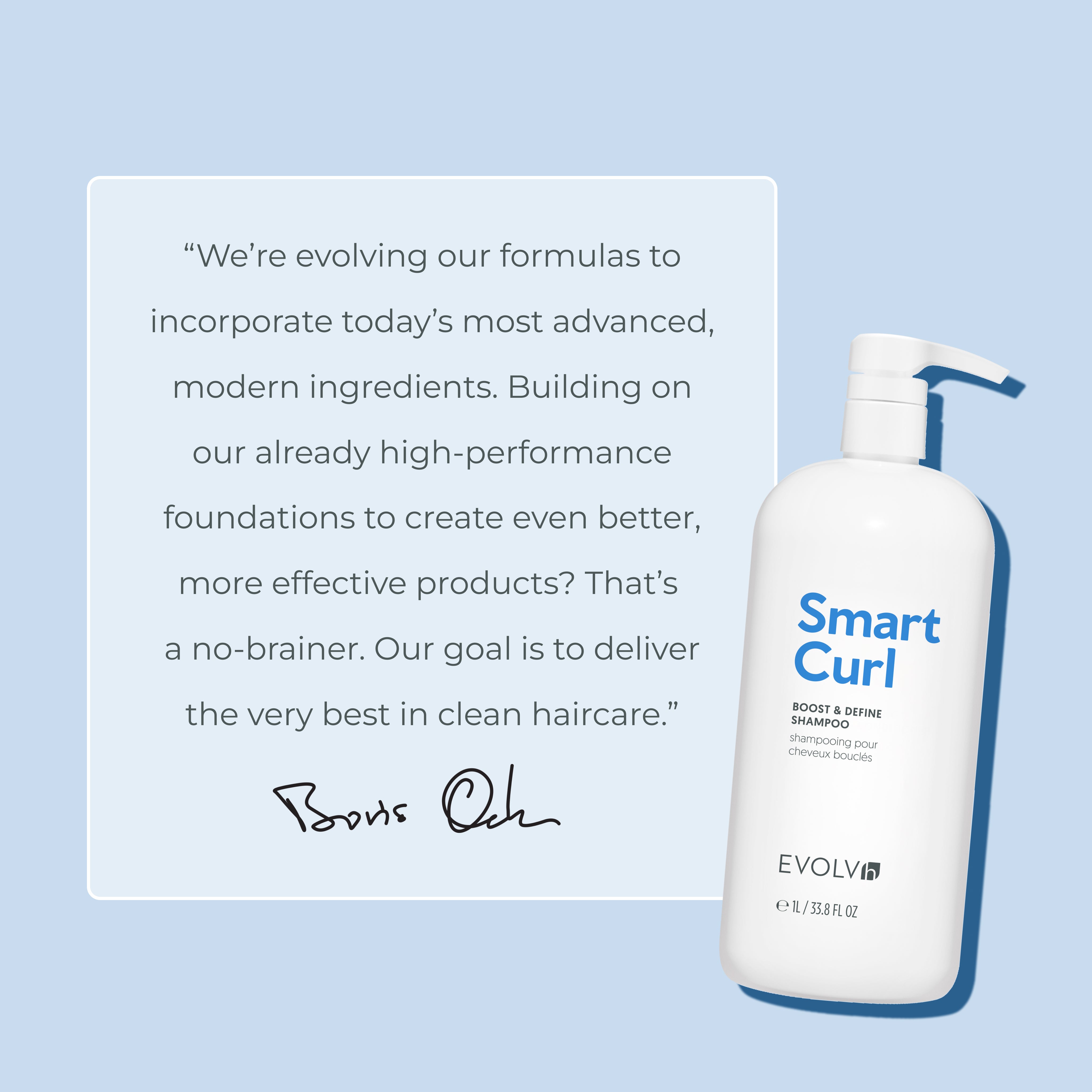 NEW! SmartCurl Boost & Define Shampoo and Conditioner Liter Duo