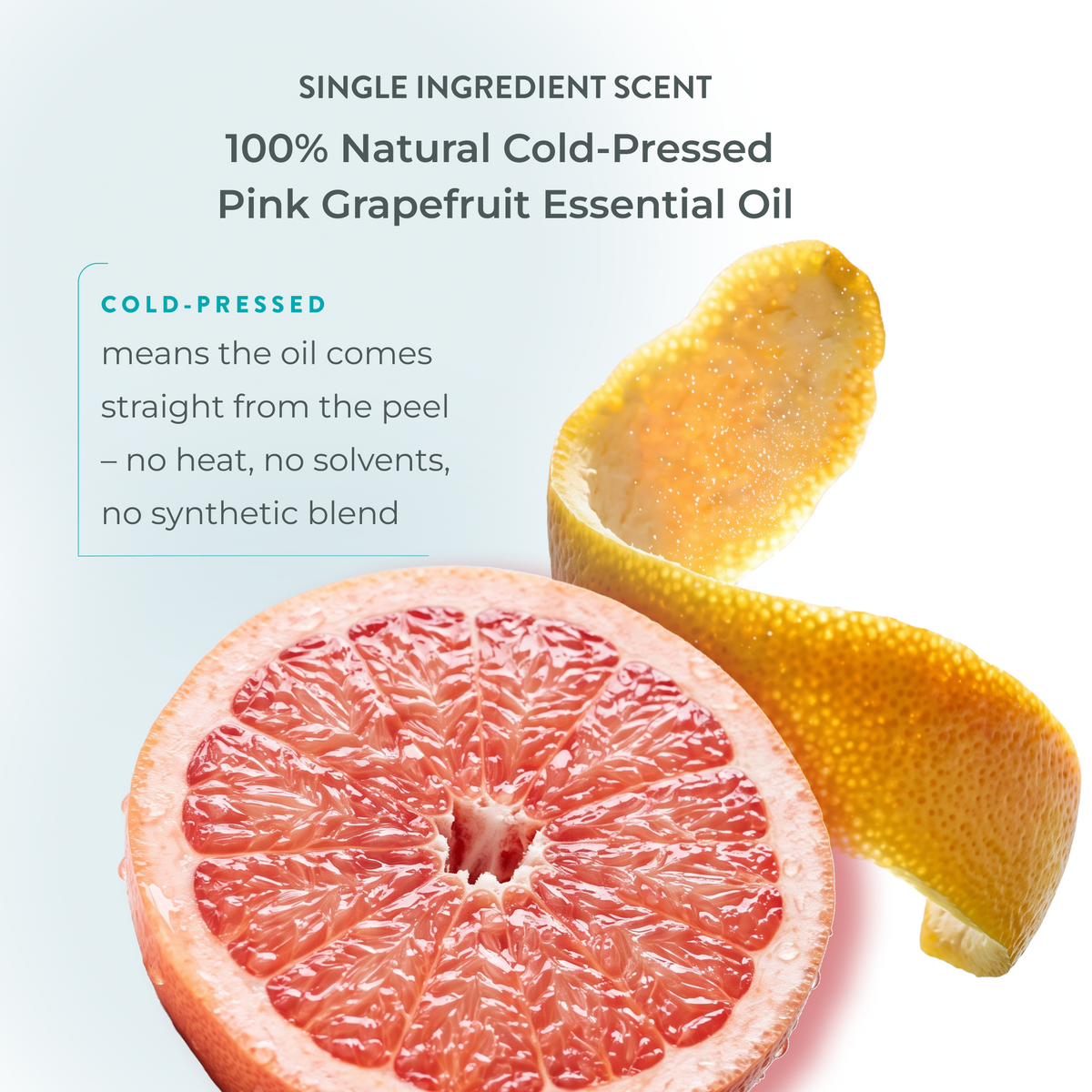 Pink grapefruit: EVOLVh UltraShine Hydrating Shampoo & Conditioner Liter Duo natural essential oil scent