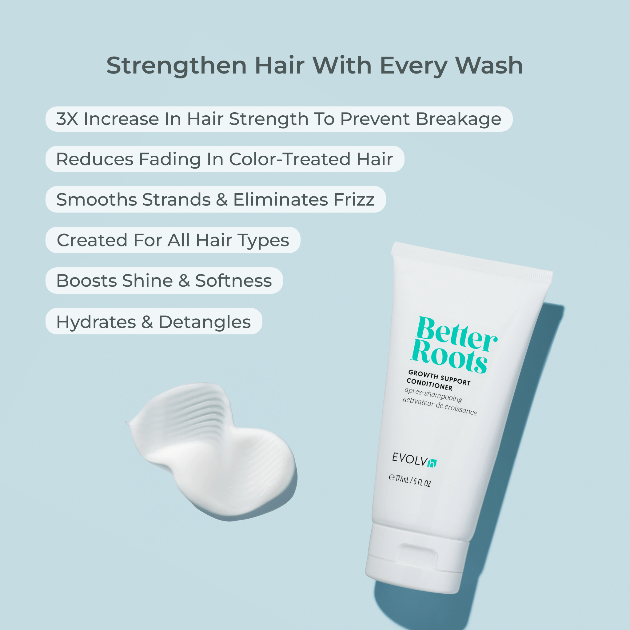 EVOLVh Better Roots Growth Support Shampoo and Conditioner Duo