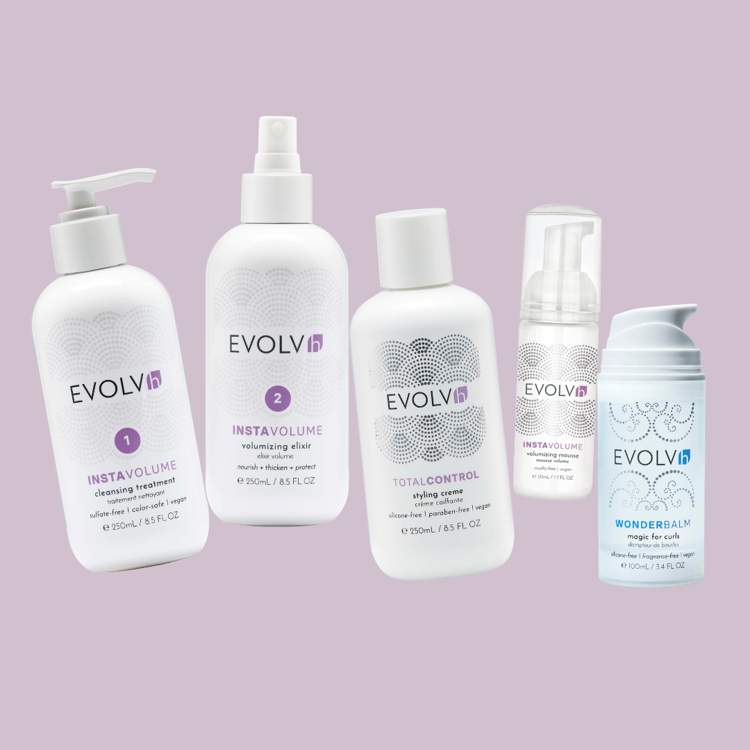 EVOLVh InstaVolume Mousse and Total Control Styling top Cream Duo