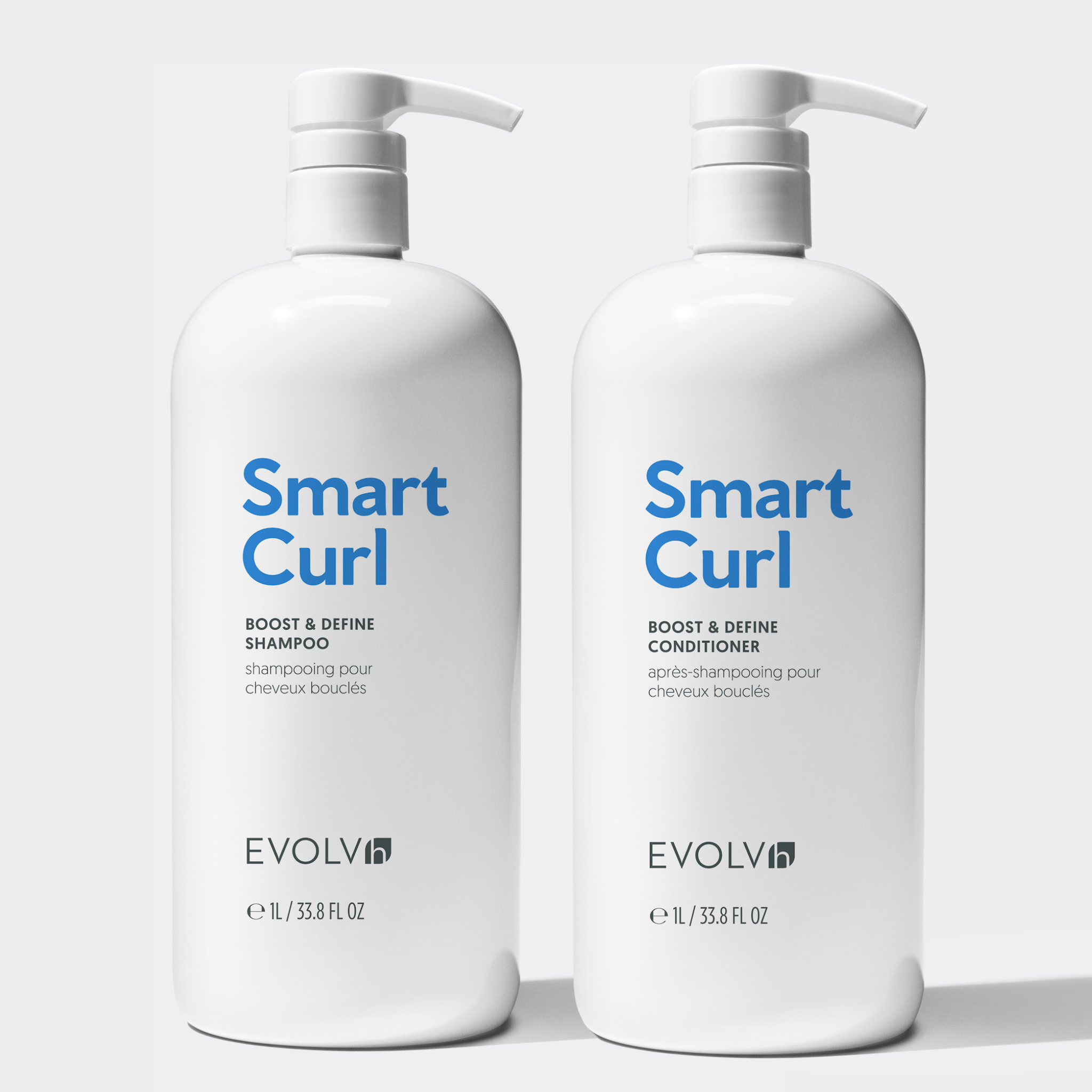 EVOLVh  SmartCurl Boost And Define Shampoo & Conditioner Liter Duo
