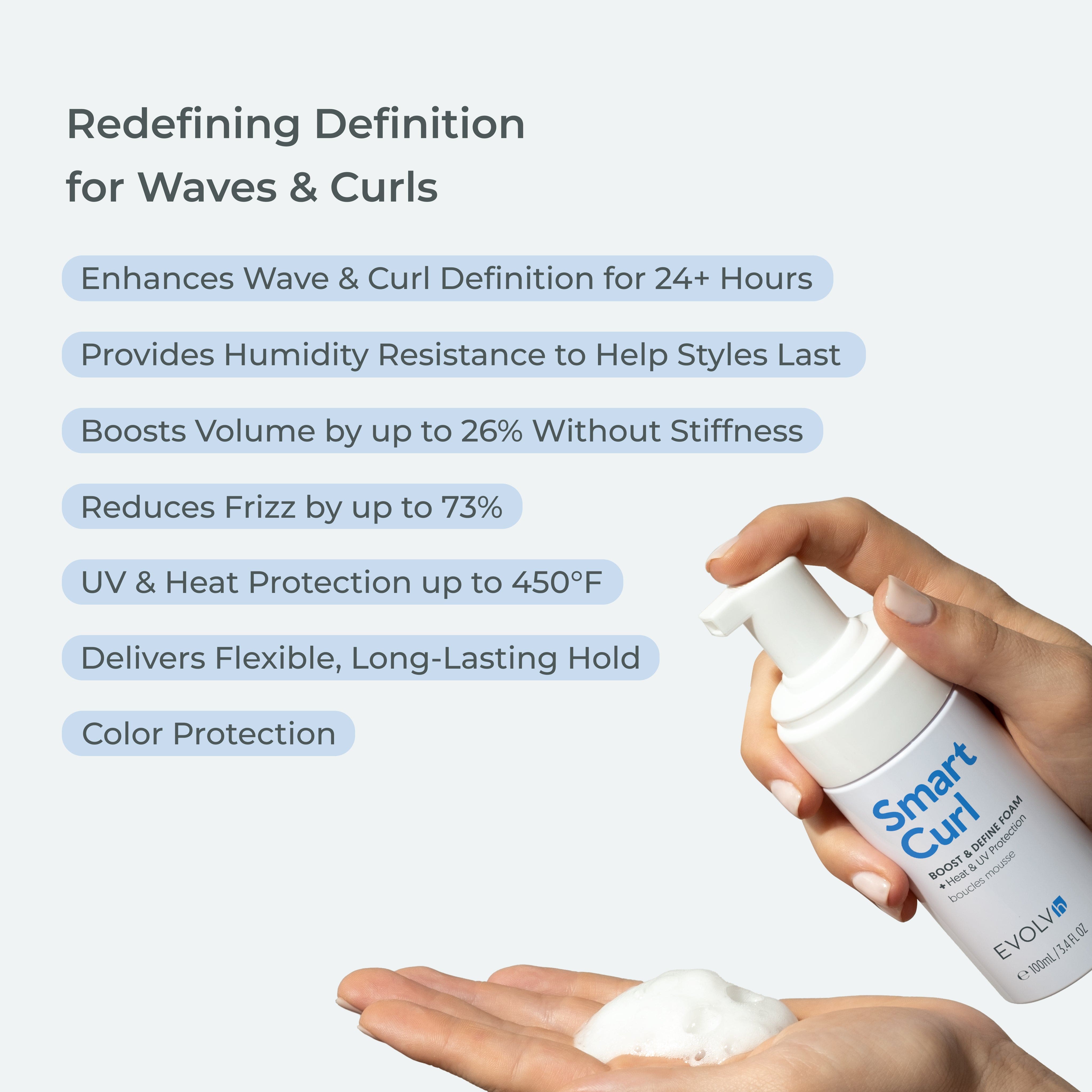 EVOLVh  SmartCurl Boost & Define Foam