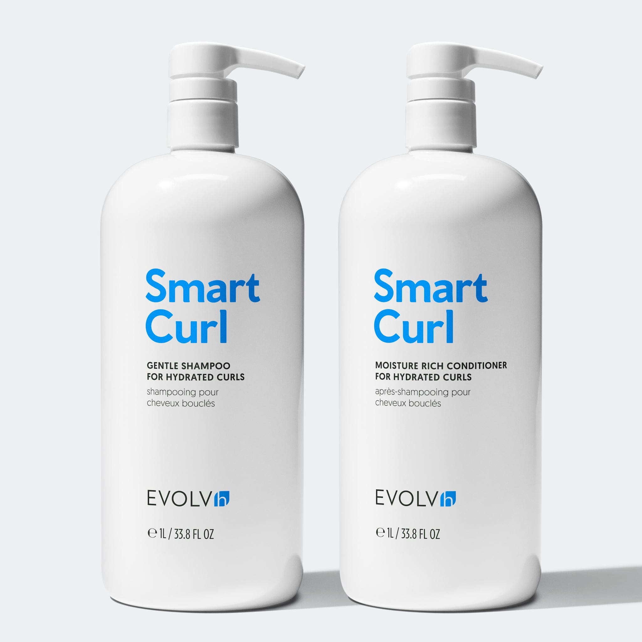 EVOLVh SmartCurl Shampoo & Conditioner Liter Duo