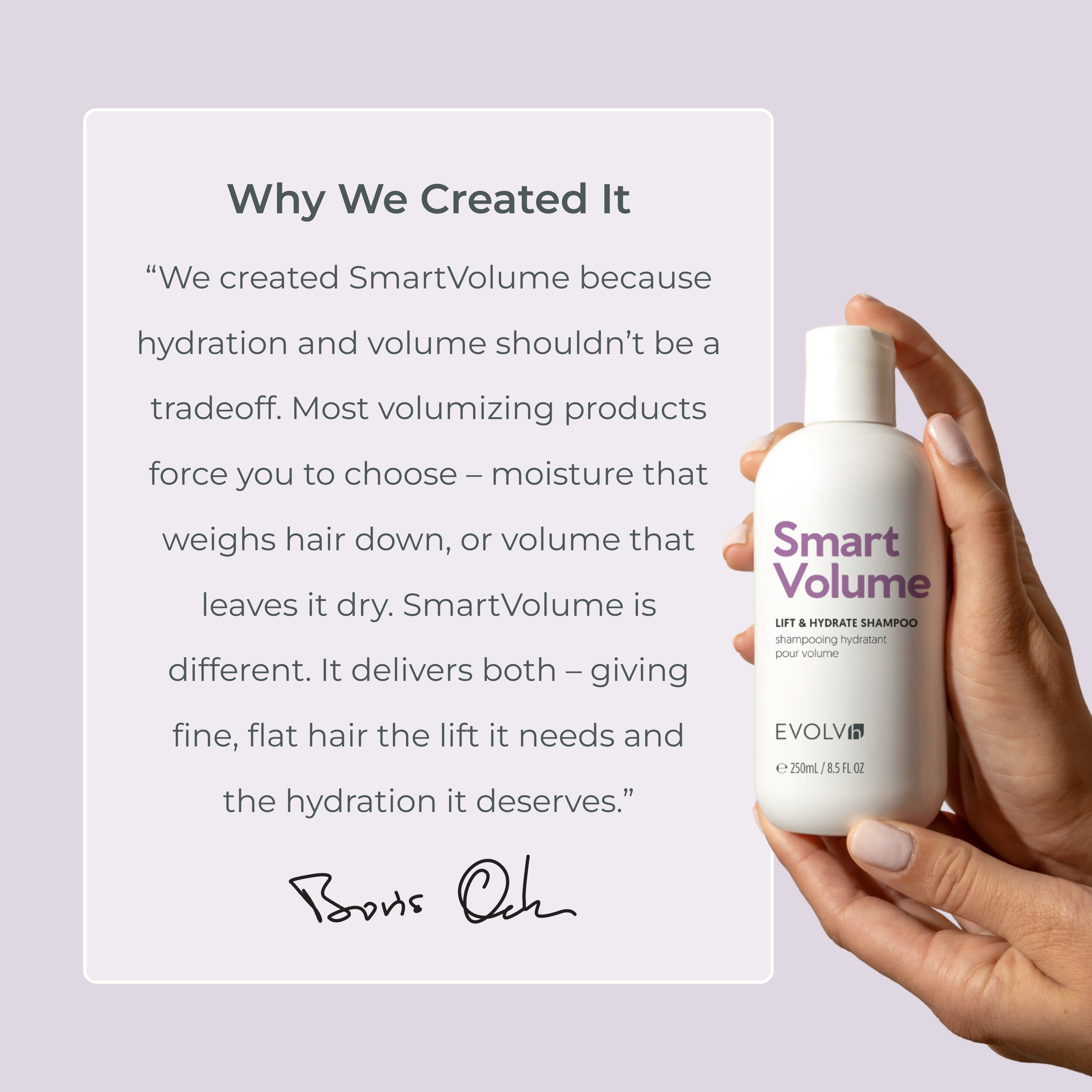 EVOLVh  SmartVolume Lift & Hydrate Shampoo and Conditioner Duo