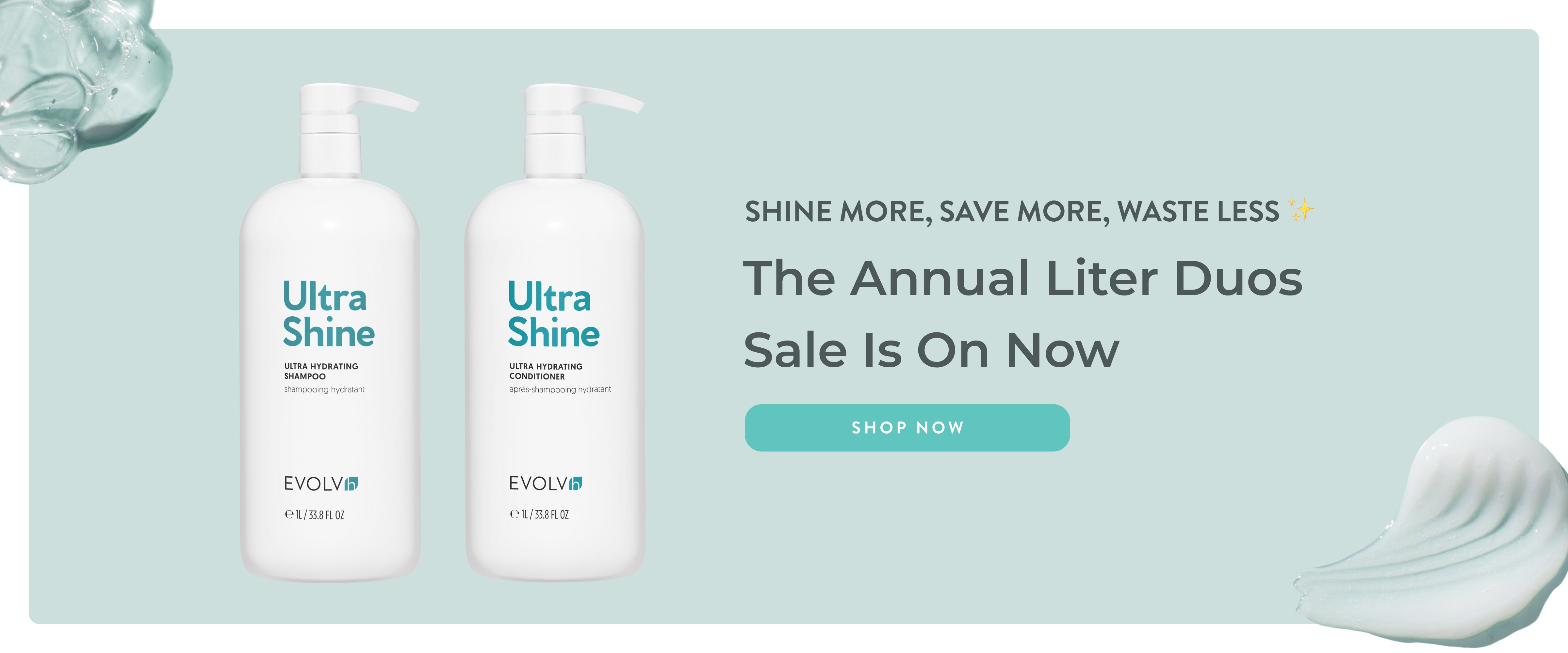 Clean hair products from EVOLVh – shop now