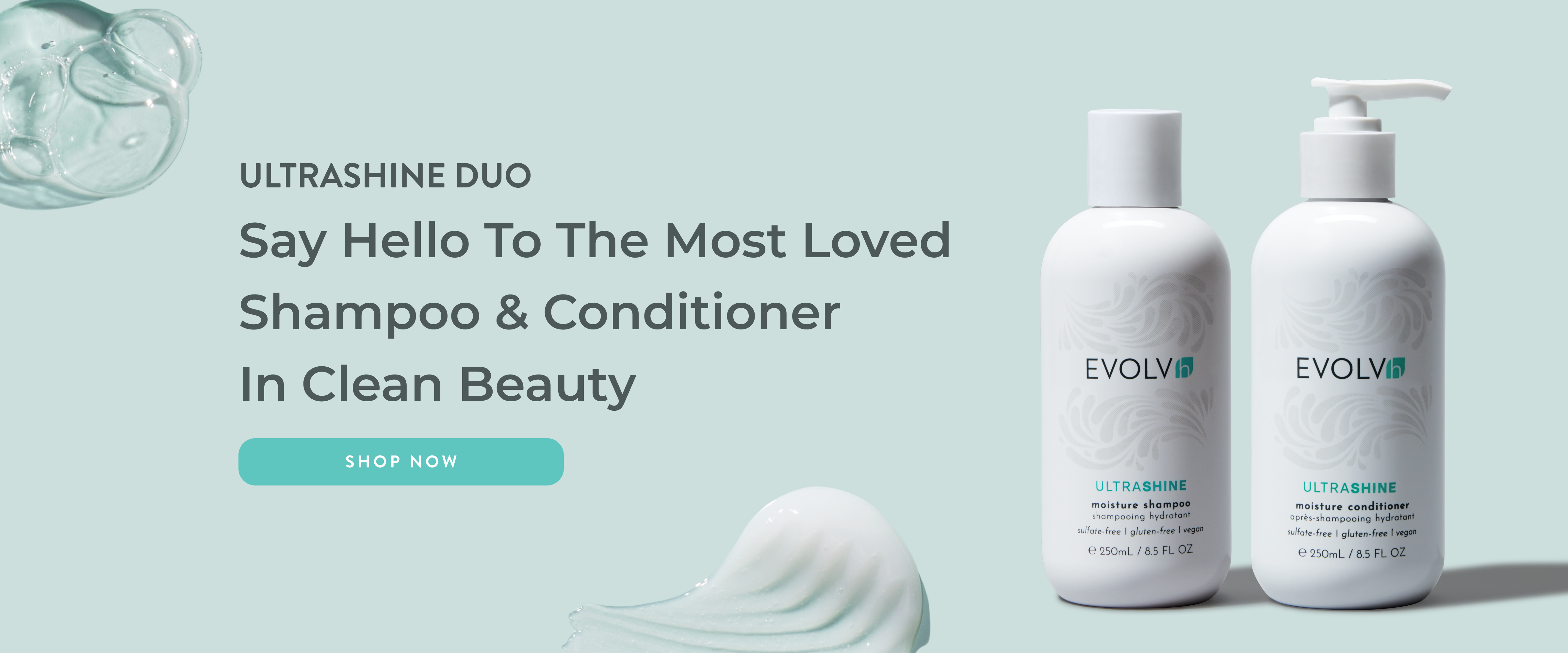 Clean hair products from EVOLVh – shop now